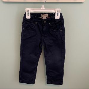 Burberry Boys Navy Blue Chino Pants
